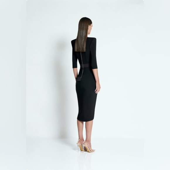 Zhivago Eye of Horus Midi Dress in Black *WORN TWICE* - Picture 13 of 13